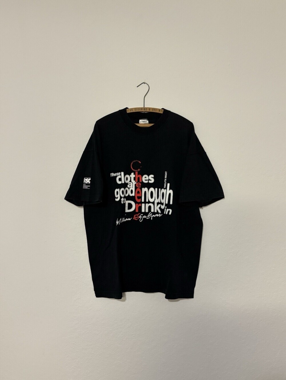Vintage 90s “These Clothes Are Good Enough To Drink In” Drinking Shirt Size XL
